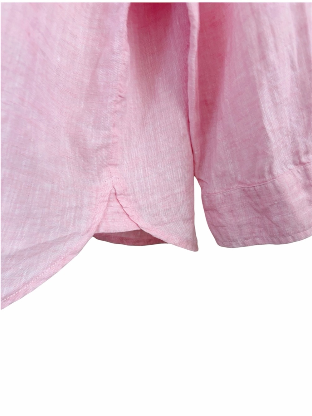 J. Jill | Linen Button Up Long Sleeve Pink Shirt XL Petite - Picture 5 of 10